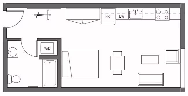Unit 305 509 floor plan